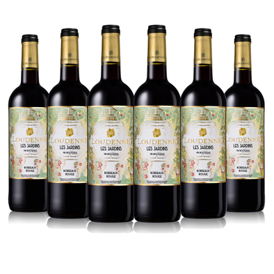 Les Jardins BIO - Bordeaux Rouge (case of 6btl x75cl) 