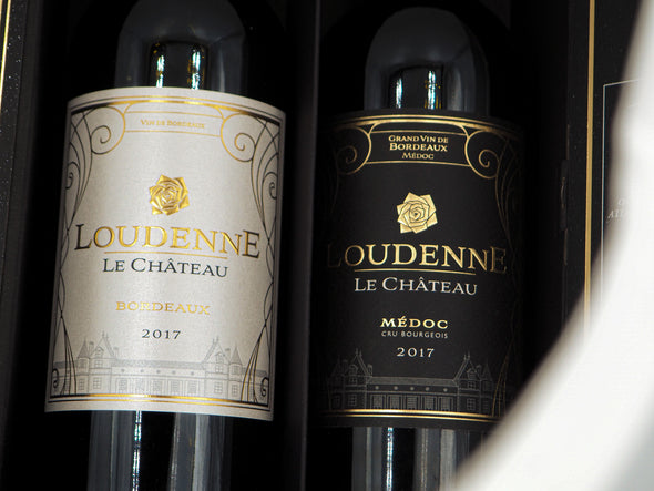 Coffret de fêtes - Loudenne Le Château  - Bordeaux Blanc 2019 & Médoc Rouge 2018 - LOUDENNE GOUACHE